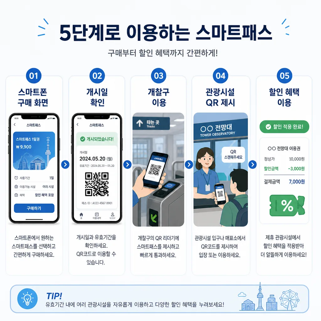 오사카 주유패스 사용법 단계별 안내